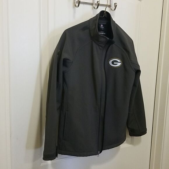 NFL Team Apparel Jacket  Green Bay Packers Collar  Youth sz Medium / Wms Large - Picture 1 of 7